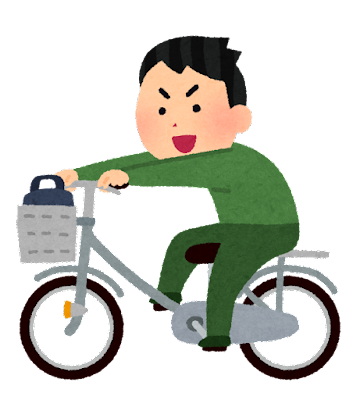 自転車に乗る時にヘルメット着けていますか？？